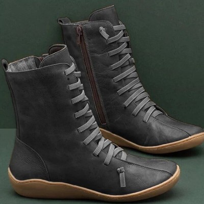 2019 newstyle women's spring & autumn lightweight short flat heel boots